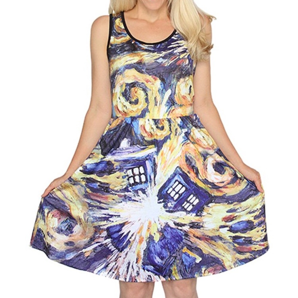Doctor Who Exploding Tardis Tank Dress